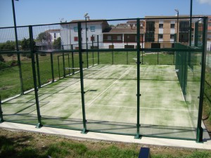 Inauguración de la nueva pista de Pádel en Casas de Millán