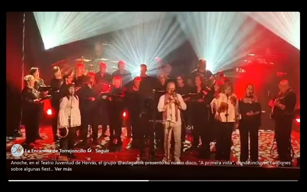 La Encamisa en una de las canciones del nuevo disco de Aulaga Folk