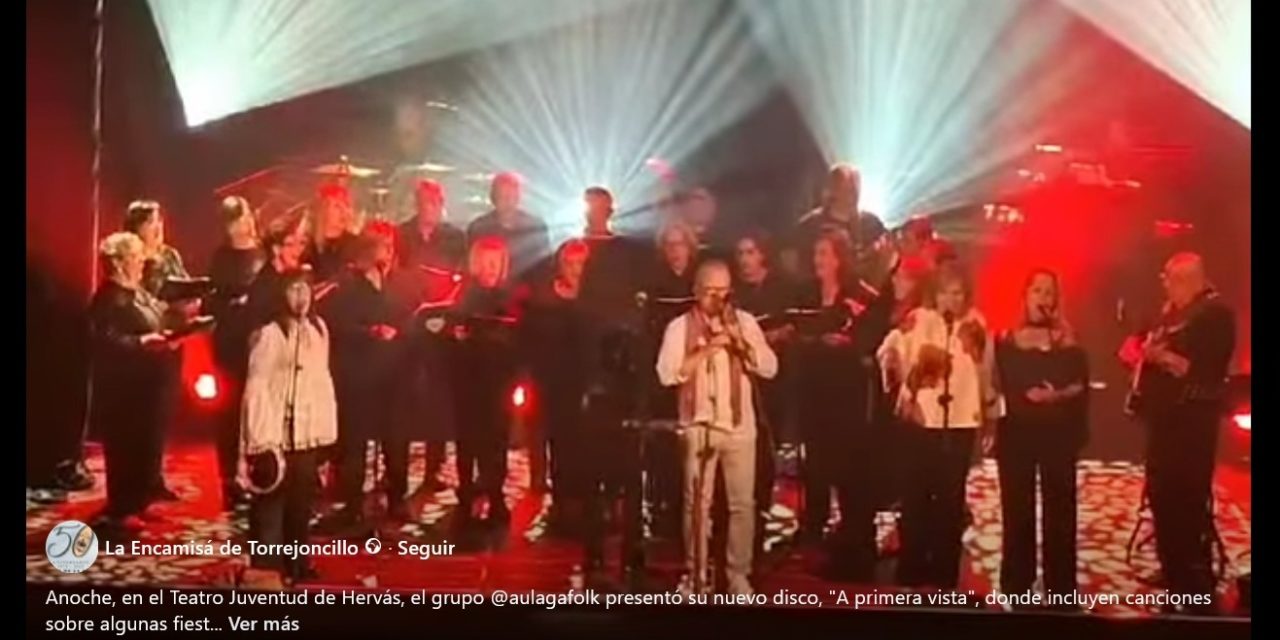 La Encamisa en una de las canciones del nuevo disco de Aulaga Folk