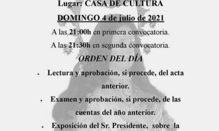 Junta General Ordinaria de la Asociación de Paladines de La Encamisá