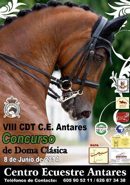 Pedro Emilio Serrano gana el VIII Concurso CDT Antares de Doma Clásica