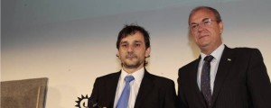 Pedro Mallo, de «Embutidos y Jamones Mallo» de Cañaveral, Empresario Extremeño del año 2013