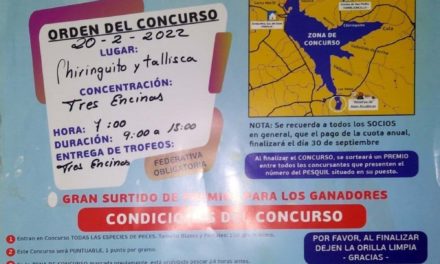 Primer concurso de pesca de la temporada y del año