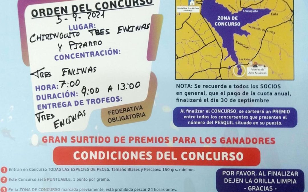 Penúltimo Concurso de Pesca de la Temporada