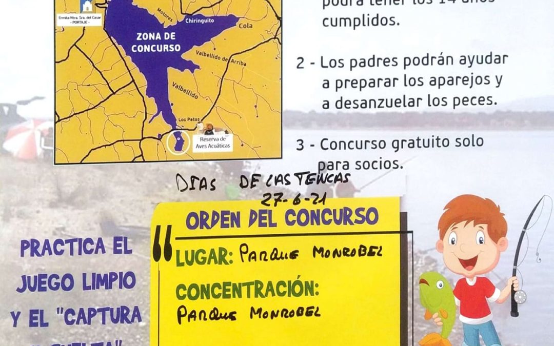 Día de Tencas de la Asociación de Pescadores Los Encinares para los más peques