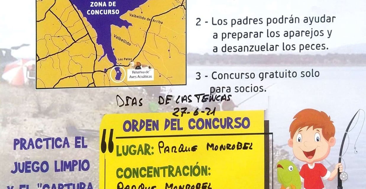 Día de Tencas de la Asociación de Pescadores Los Encinares para los más peques