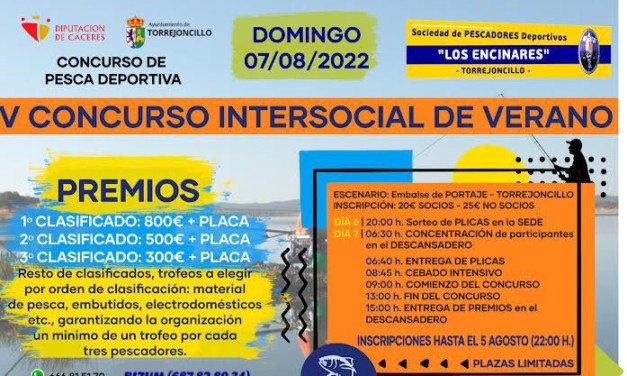 Concurso de Pesca de las Fiestas de Agosto 2022