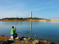 Concurso de pesca organizado por la Sociedad de Pescadores Los Encinares