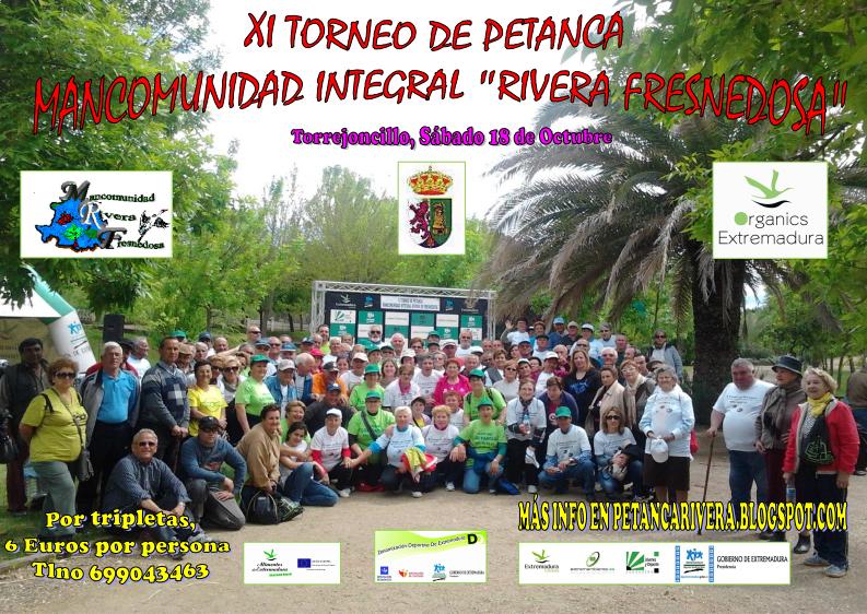 El XI Torneo de Petanca Mancomunado, el próximo 18 en Torrejoncillo