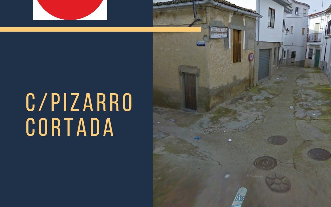 CALLE CORTADA POR OBRAS