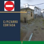 CALLE CORTADA POR OBRAS