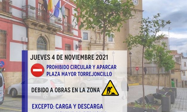 PROHIBIDO CIRCULAR Y APARCAR EN PLAZA MAYOR
