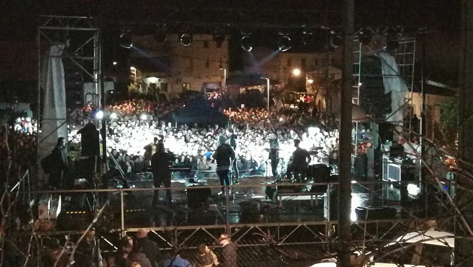 Portaje  llena el concierto de Andy y Lucas