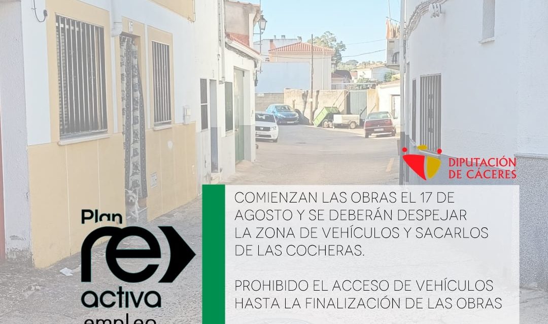 COMIENZO OBRAS EN EL «POZO LA CEBÁ»