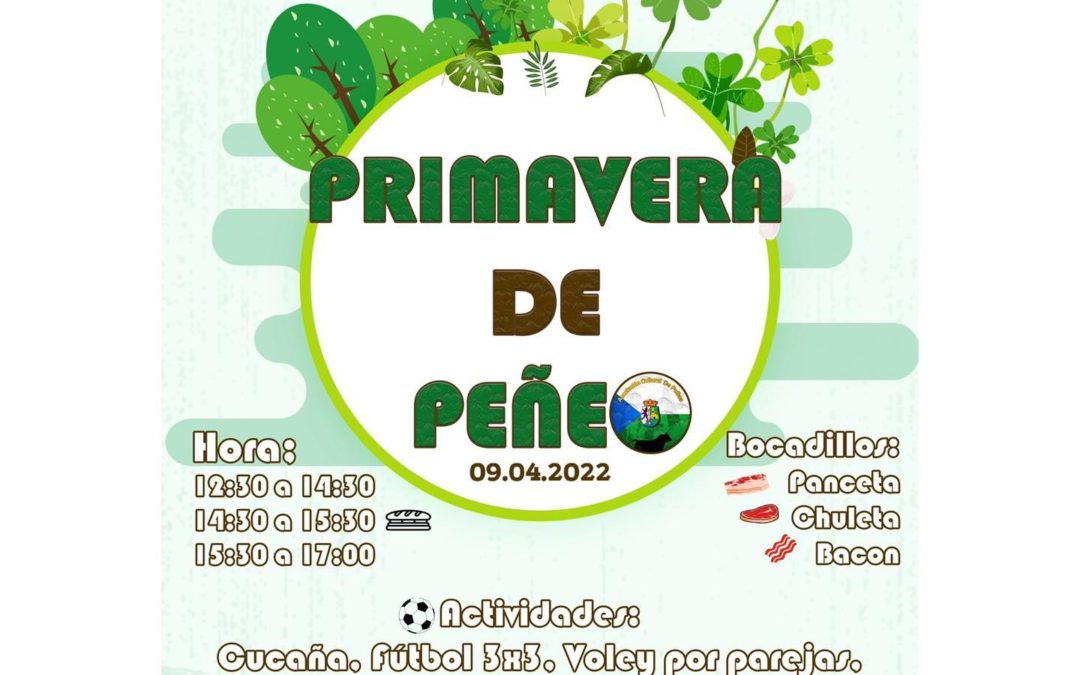 POR FIN VUELVE LA PRIMAVERA DE PEÑEO