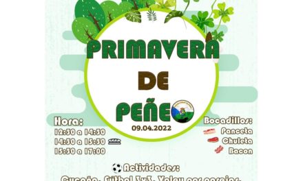 POR FIN VUELVE LA PRIMAVERA DE PEÑEO