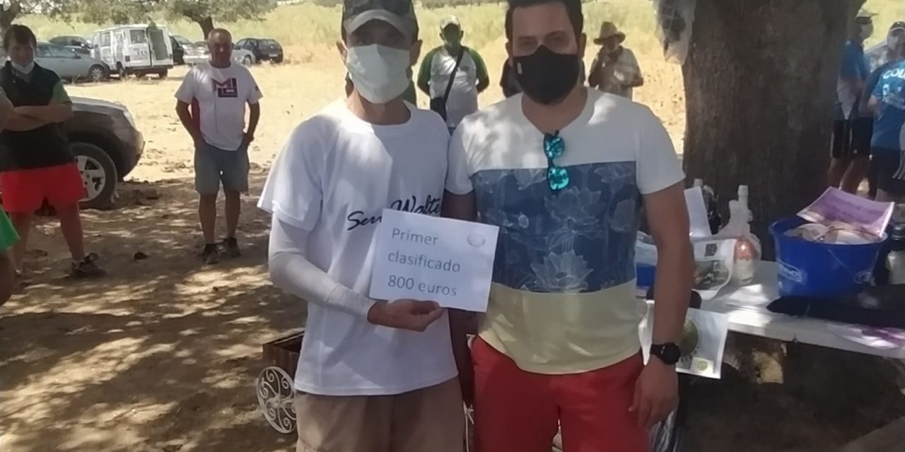 Mario Cabezas ganador del concurso de pesca Intersocial de la Sociedad de Pescadores los Encinares