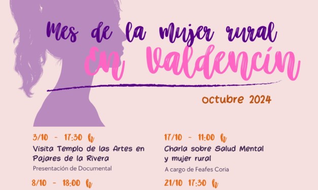Valdencín celebra el primer Mes de la Mujer Rural con diferentes actividades