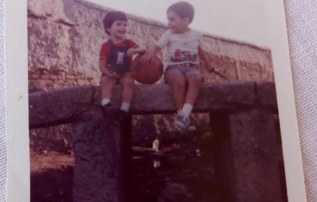 Vestigios del puente del Arroyo Lugar que podemos ver estos días aunque por poco tiempo