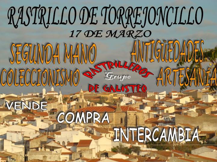 Los «Rastrilleros de Galisteo» organizan un rastrillo en Torrejoncillo el 17 de marzo