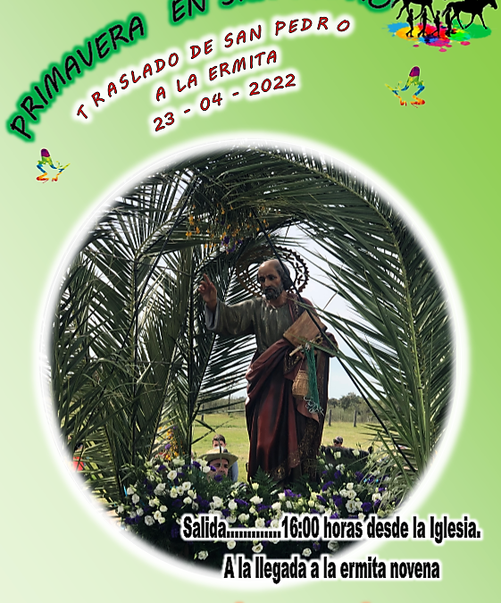 TRASLADO DE SAN PEDRO A  LA ERMITA