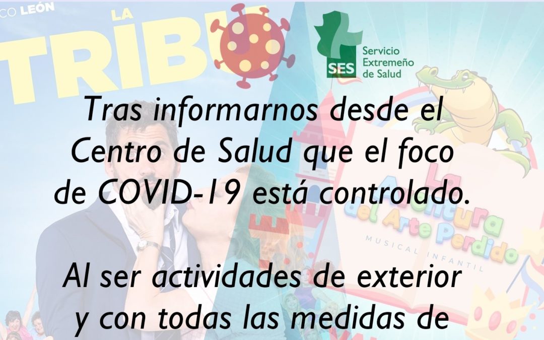 REGRESO DE LAS ACTIVIDADES CULTURALES