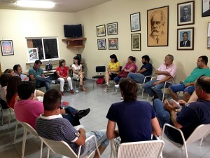 Reunión en la Mancomunidad "Rivera de Fresnedosa" con el grupo socialistas de la Diputación de Cáceres - PSOE CÁCERES