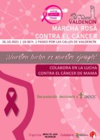 MARCHA ROSA CONTRA EL CÁNCER ESTE MARTES EN VALDENCÍN