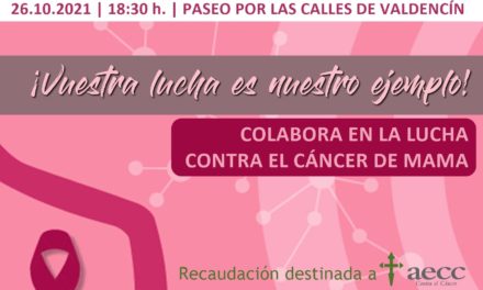 MARCHA ROSA CONTRA EL CÁNCER ESTE MARTES EN VALDENCÍN