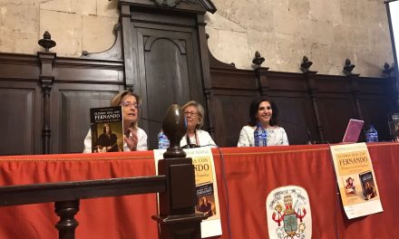 Conferencia sobre Fernando el Católico en  el Rectorado de la Universidad de Valladolid por Rosa López