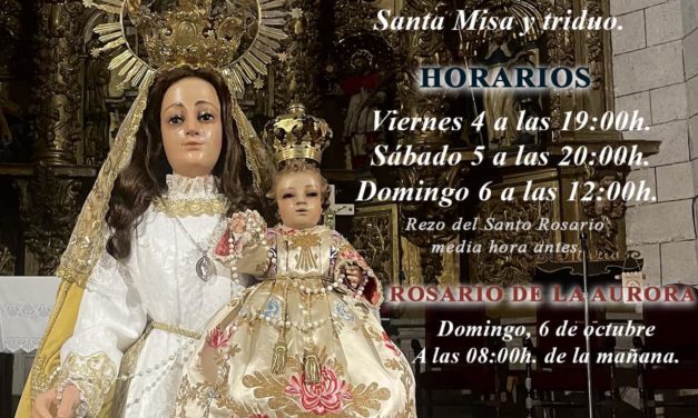 𝗧𝗥𝗜𝗗𝗨𝗢 𝗔 𝗡𝗧𝗥𝗔. 𝗦𝗥𝗔. 𝗗𝗘𝗟 𝗦𝗔𝗡𝗧𝗜́𝗦𝗜𝗠𝗢 𝗥𝗢𝗦𝗔𝗥𝗜𝗢