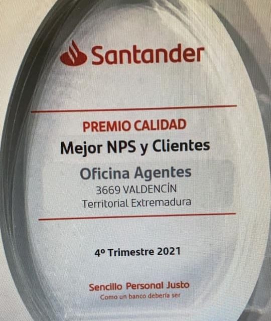 Premio NPS en Valdencín