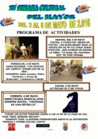 XV Semana Cultural del Mayor. Del 3 al 6 de Mayo
