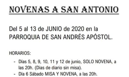 Novenas de San Antonio