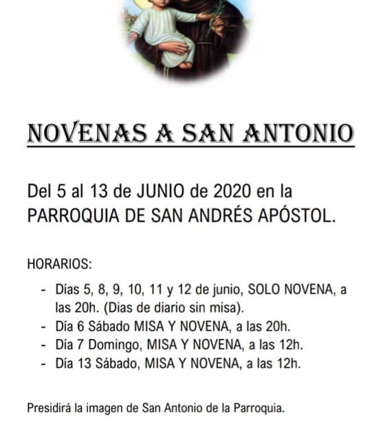 Novenas de San Antonio