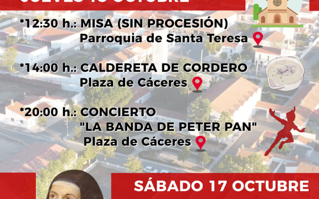 FIESTAS DE SANTA TERESA 2020 EN VALDENCÍN