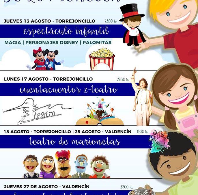 ESPECTÁCULOS PARA LOS MÁS PEQUEÑOS DE LA CASA