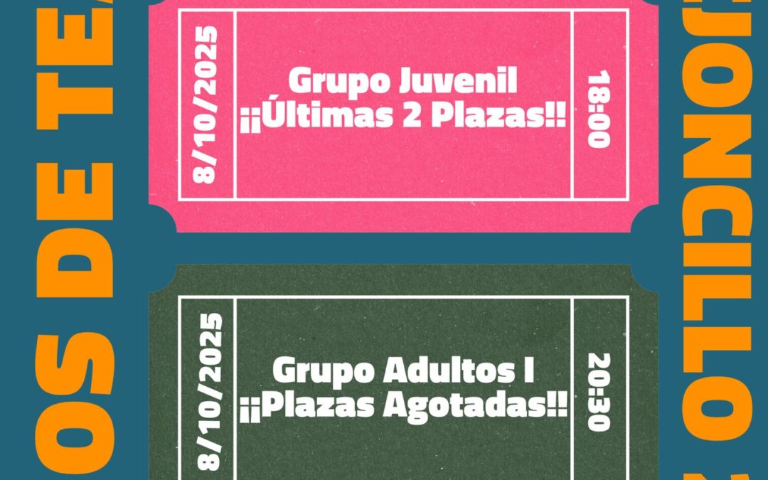 Aun quedan plazas para los cursos de teatro de la Universidad Popular de Torrejoncillo