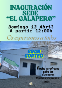 Inauguración de la nueva sede de la Asociación El Galapero