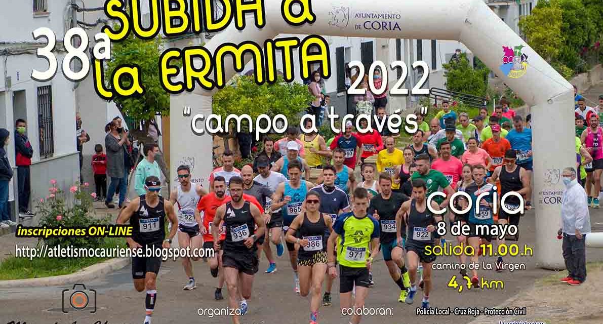 APERTURA DE INSCRIPCIONES DE LA XXXVIII SUBIDA A LA ERMITA «CAMPO A TRAVÉS» CORIA 2022