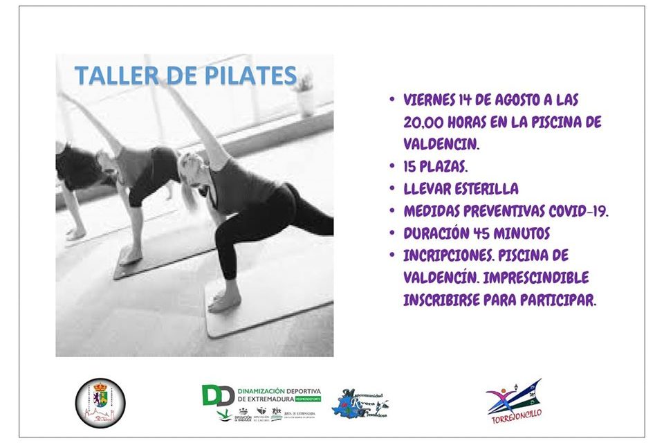 TALLER DE PILATES ESTE VIERNES EN VALDENCÍN