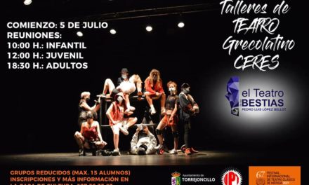 TALLERES FORMATIVOS DE TEATRO GRECOLATINO CERES