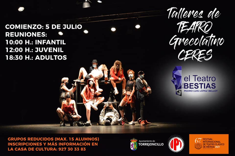 TALLERES FORMATIVOS DE TEATRO GRECOLATINO CERES