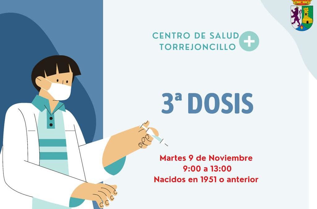 LLAMAMIENTO 3ª DOSIS VACUNA COVID-19