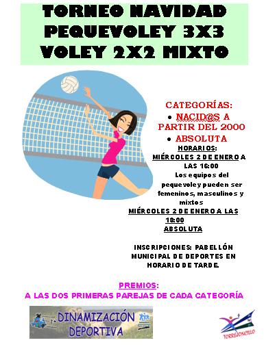 Torneo Voley Navidad Torrejoncillo