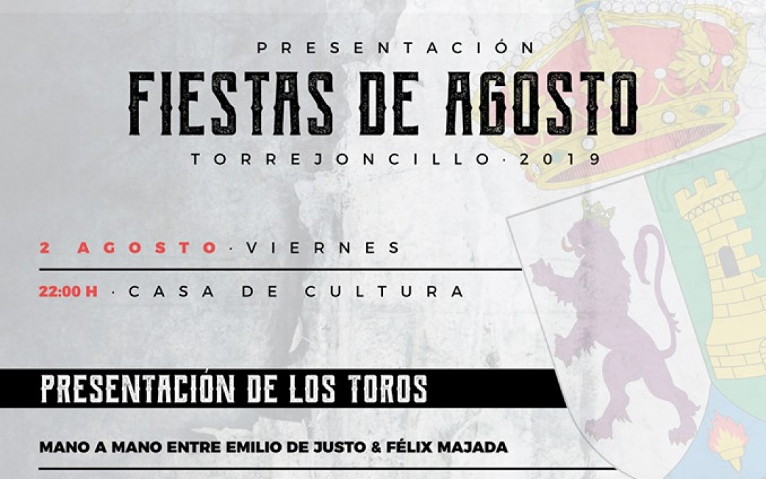 Presentación Fiestas de Agosto de 2019
