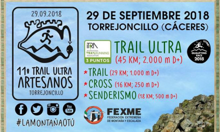 Llega el XI Trail Ultra Artesanos el próximo sábado 29 de Septiembre