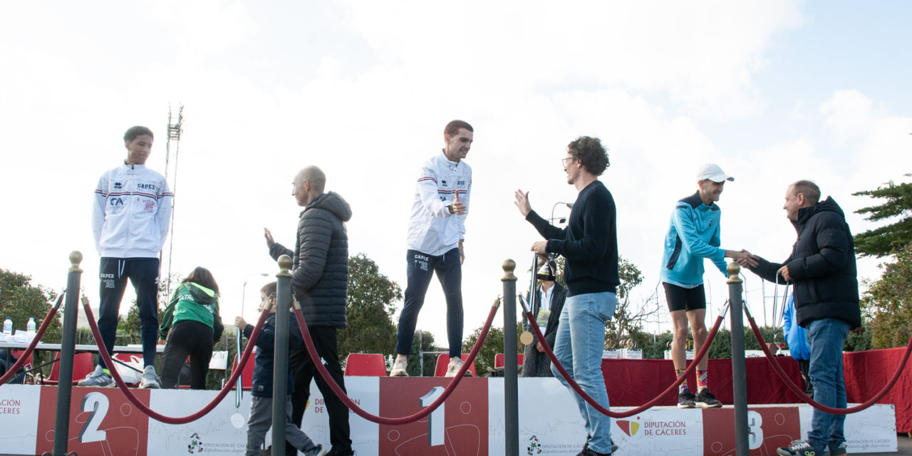 Cuarenta atletas extremeños participan en el V Cross ‘Aniversario Alcalá Patrimonio Mundial’ gracias a Diputación de Cáceres