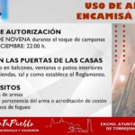NORMAS SOBRE EL USO DE ARMAS EN LA ENCAMISÁ 2020