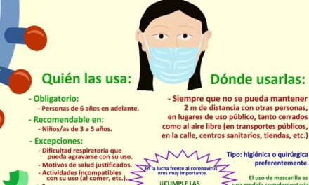 Nueva normativa del uso de mascarillas a partir de mañana